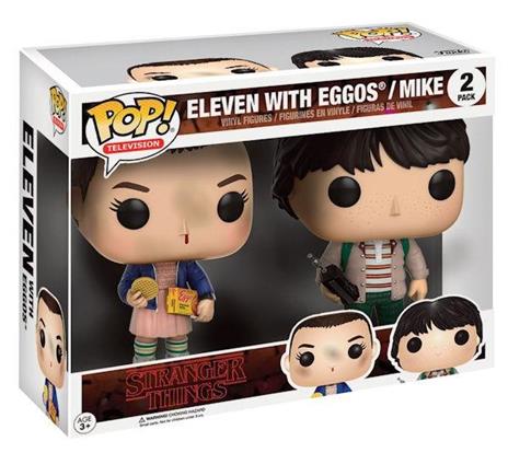 Funko POP! Television. Stranger Things. Eleven with Eggos/ Mike 2-Pack - 3