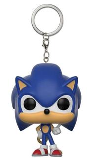FUNKO POP Keychain-Games- Sonic w/ RIng