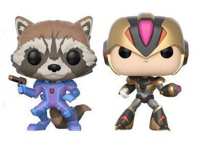 Funko POP! Capcom Vs Marvel. Rocket Vs Megaman X 2-Pack Le