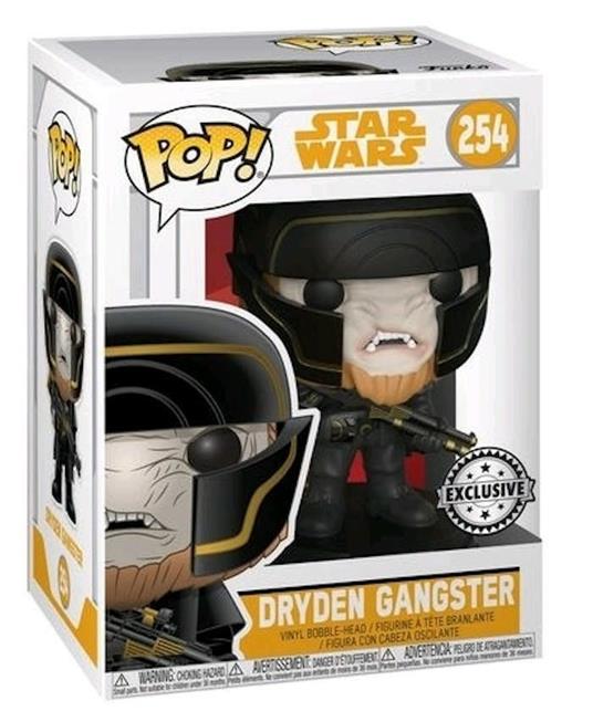 Bobble Head Pop Star Wars Solo Dryden Gangster Ltd Vinyl Figure New! - 3