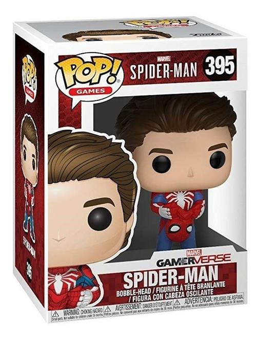 Funko POP! Spider-Man. Unmasked Spider-Man Vinyl Figure 10cm - 3