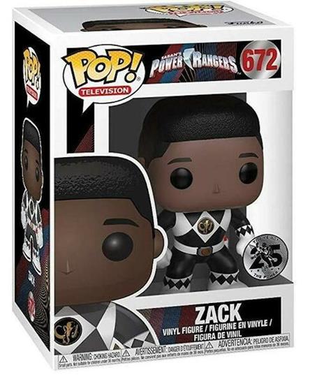 Funko Pop! Television. Power Rangers. Black Ranger. Zack - 2