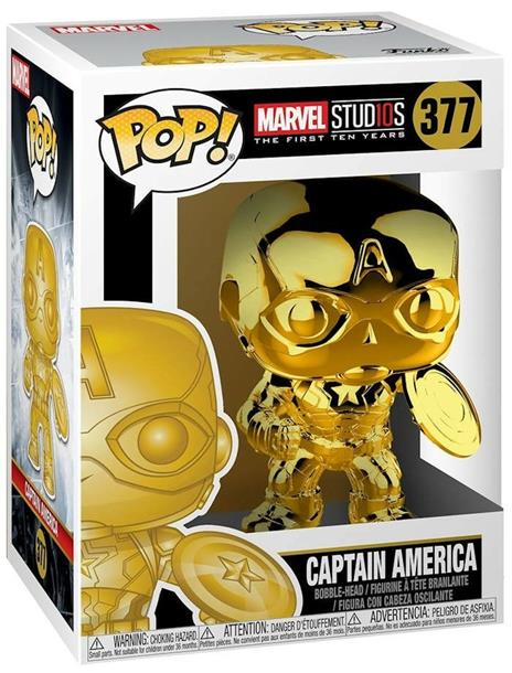 Funko Pop! Marvel. Marvel Studio'S 10Th Anniversary. Captain America - 2
