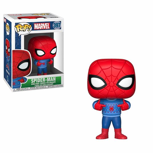 Funko POP! Marvel. Holiday. Spider-Man with Ugly Sweater - 4