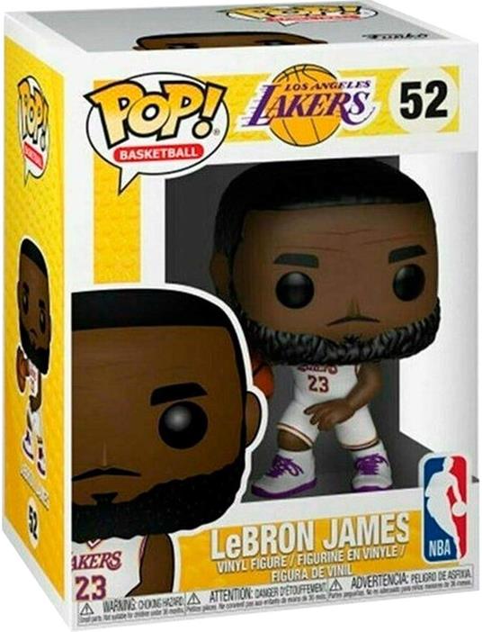 POP NBA: Lakers - Lebron James (White Uniform) - 6