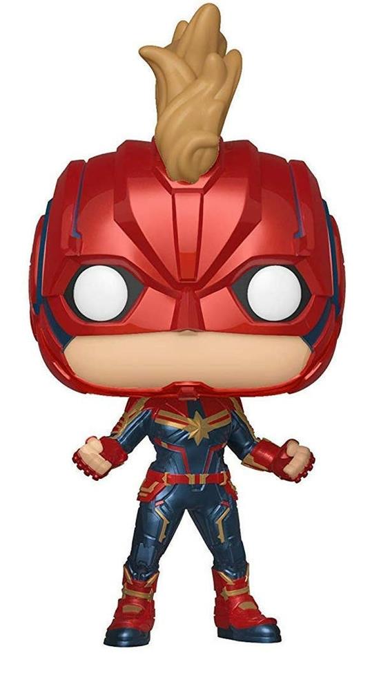 Pop Marvel Captain Marvel Movie Captain Marvel Chase Le Vinyl Figure New! - 4