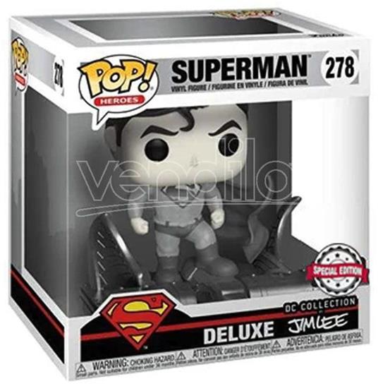 Set Figura Pop & Tee Dc Comics Jim Lee Superman Tg M Esclusiva Funko