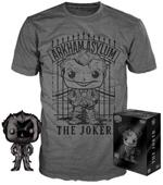 Funko Pop Tees Box Arkham Asylum The Joker Exclusive Tg M Vinyl Figure
