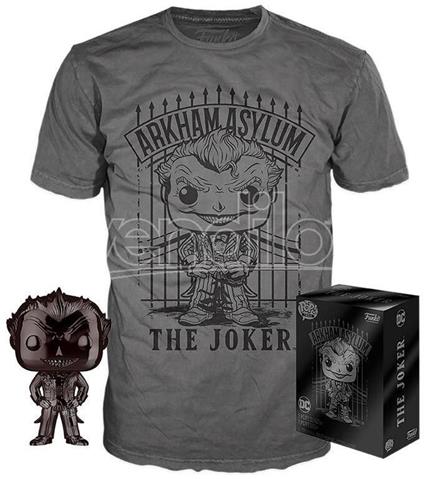 Set Figura Pop & Tee Dc Comics The Joker Esclusiva Funko