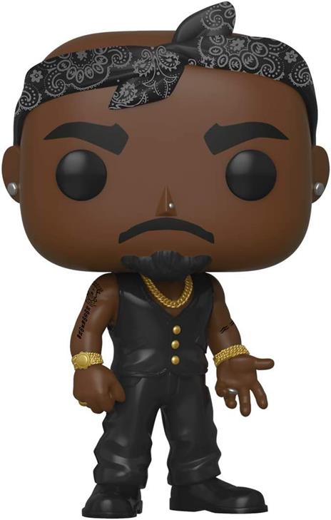 POP Rocks: Tupac - Vest con Bandana
