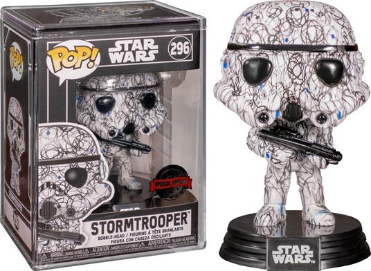 Funko POP Star Wars Stormtrooper #296 Futura Special Edition + Protector