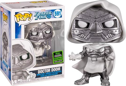 Marvel: Fantastic Four - Pop Funko Vinyl Figure 591 Doctor Doom 9 cm - Eccc 2020 Ga Excl - 2