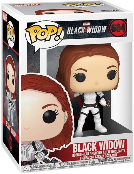 Figure POP! Vinyl Marvel. Black Widow. Black Widow con tuta bianca - 2