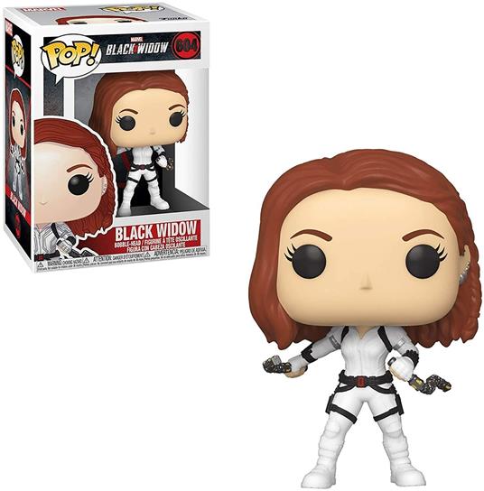 Figure POP! Vinyl Marvel. Black Widow. Black Widow con tuta bianca - 3