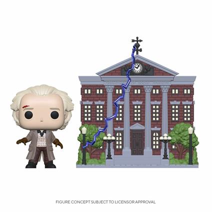 Funko POP Town: Back To The Future - Doc w/Clock Tower