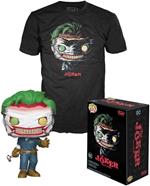 Set Figura Pop & Tee Dc Comics The Joker Esclusiva Funko