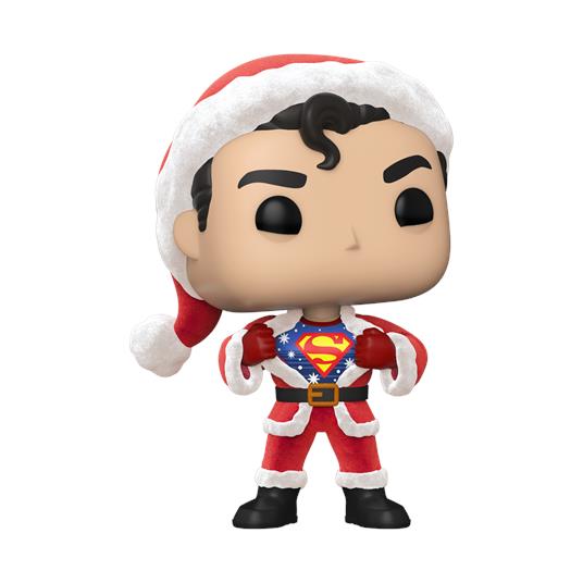 Pop! & Tee Superman In Holiday Sweater - Dc Superheroes Funko 50645