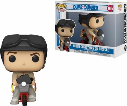 Dumb & Dumber Funko Pop! Rides Lloyd Christmas On Bicycle Vinyl Figure 95