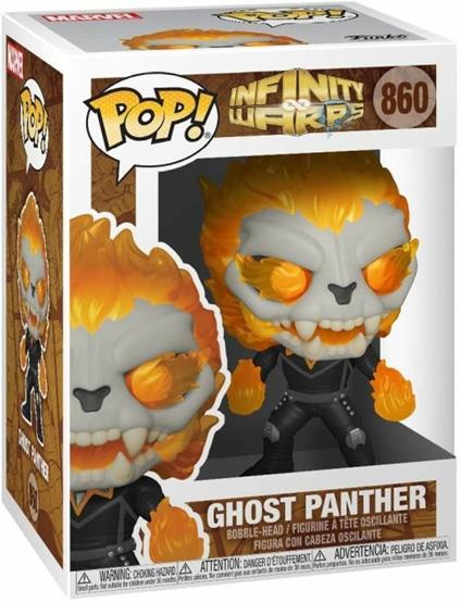 Marvel Funko Pop! Infinity Warps Ghost Panther Vinyl Figure 860