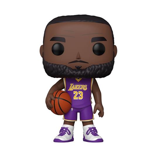 Funko Pop Lakers 10 NBA 10" Lebron James(Purple Jersey) Figura da Collezione, Multicolore, 52359