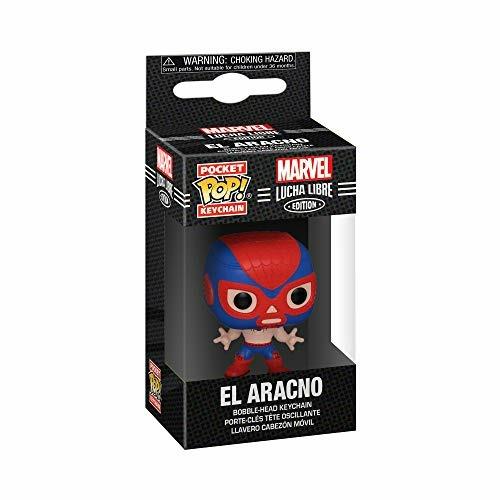 Marvel Funko Pop! Keychain Lucha Libre Edition El Aracno (Spider-Man) (Portachiavi) - 2