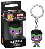 Marvel Funko Pop! Keychain Lucha Libre Edition El Furioso (Hulk) (Portachiavi)