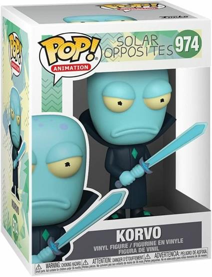 Solar Opposites Funko Pop! Animation Korvo Vinyl Figure 974