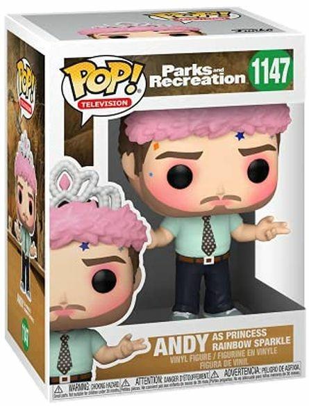 Parks & Recreation Funko Pop! Television Andy As Princess Rainbow Spark - 2