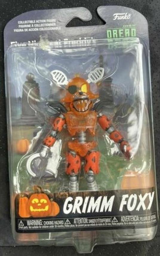 Five Nights At Freddys Funko Action Figure Dreadbear Grim Foxy