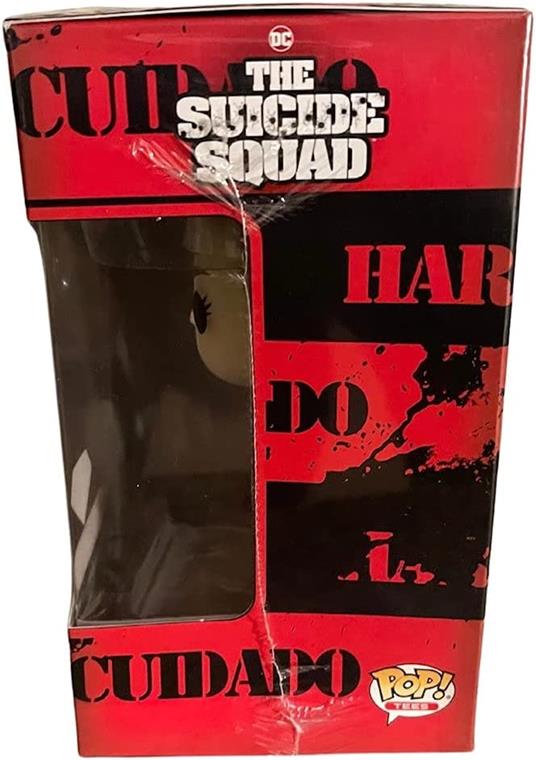 Set Figura Pop & Tee Dc Comics Escuadron Suicida Harley Quinn tg L Funko - 3
