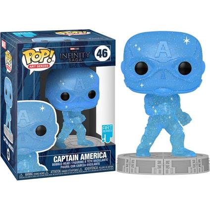 Funko POP Artist Series: Infinity Saga- Cap America(BU)