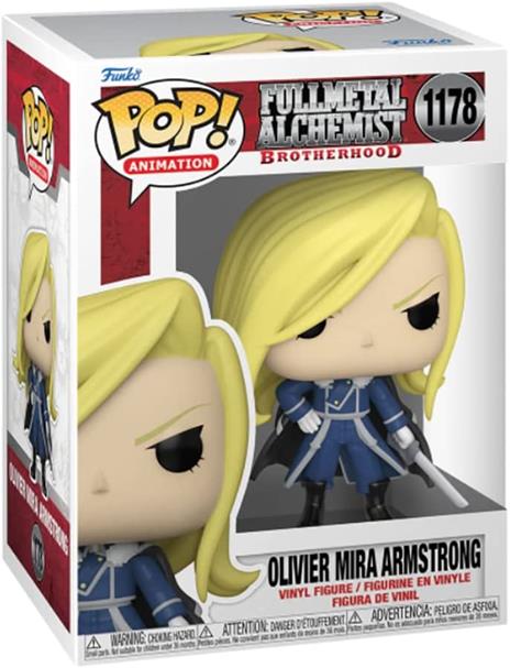 Pop! Vinyl Olivier Mira Armstrong - Fullmetal Alchemist: Brotherhood Funko 57738 - 3