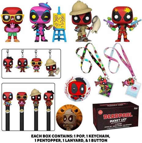 Kit Mistery Box Marvel Deadpool 2021 Funko - 2
