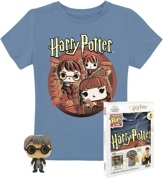 FUNKO TEE+POP POCKET Harry Potter Trio S - 6