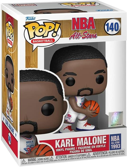 Funko POP NBA:Legends-KarlMalone(WhiteAllStarUni1993) - 2