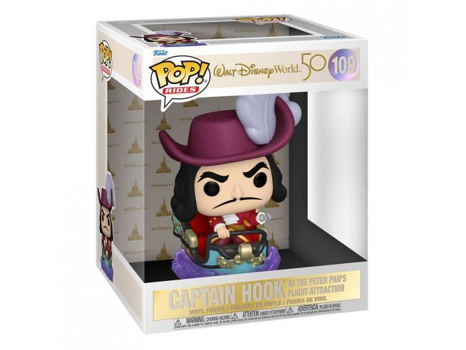 Walt Disney World 50th Anniversary POP! Rides Super Deluxe Vinyl Figure Hook on Peter Pan Flight 15 cm