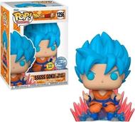 Dragon Ball Super POP! Animation Vinyl Figure SSGSS Goku (Kaio-Ken Times Twenty)(GW) 9 cm