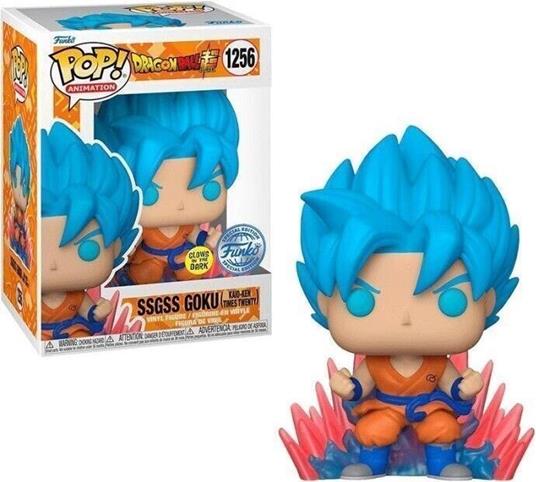 Dragon Ball Super POP! Animation Vinyl Figure SSGSS Goku (Kaio-Ken Times Twenty)(GW) 9 cm