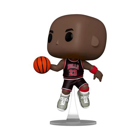 POP NBA: Bulls- Michael Jordan with Jordans (Blk Pinstripe Jersey) - 2