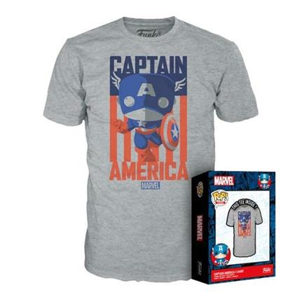 63401 - Marvel - Boxed Tee - Captain America - XL