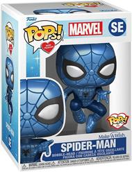 Marvel Make a Wish 2022 POP! Marvel Vinyl Figure Spider-Man (Metallic) 9 cm