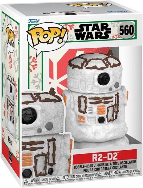 Funko POP Star Wars: Holiday- R2-D2(SNWMN) - 2