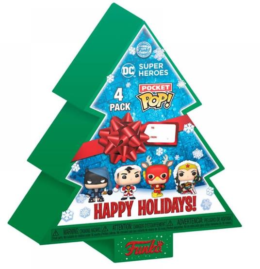 ! DC Comics - Tree Holiday Box 4 pack - 2