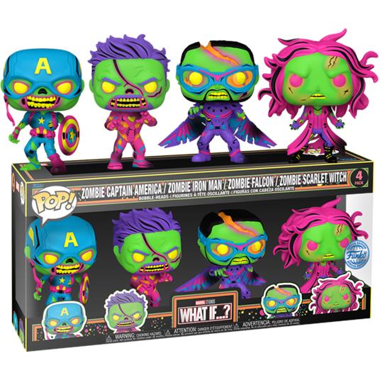 Funko Pop! Marvel - What If- 4Pk (Blklt)