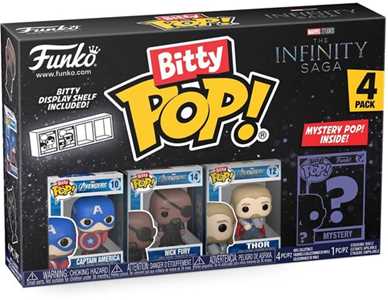 Giocattolo Bitty POP: Marvel- Capt. America 4PK Funko