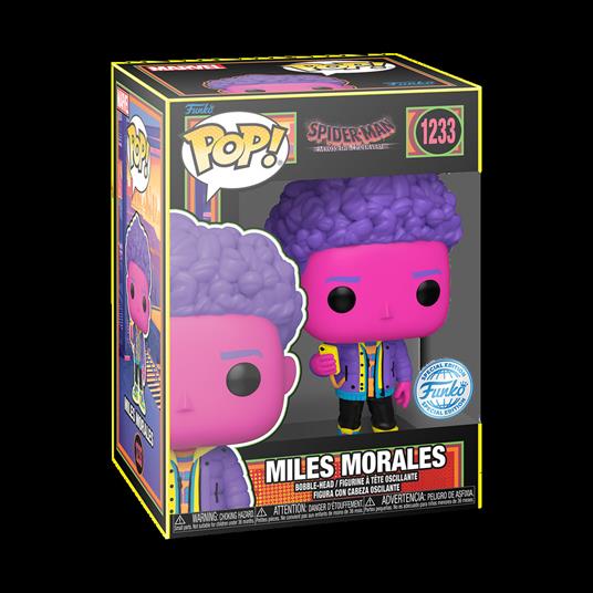 Funko Pop! Vinyl Miles Morales (Black Light) - Spider-Man: Across The Spider-Verse 73936