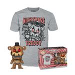 Five Nights At Freddy''s: Funko Pop & Tee - Nightmare Freddy (T-Shirt Unisex Tg. L)