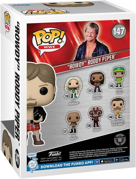 FUNKO POP WWE Rowdy Roddy Piper - 3