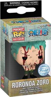 Giocattolo POP Keychain: OP- Zoro "Nothing Happened" Funko