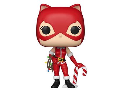 Dc Comics Pop! Heroes Vinile Holiday '24- Catwoman 9 Cm Funko